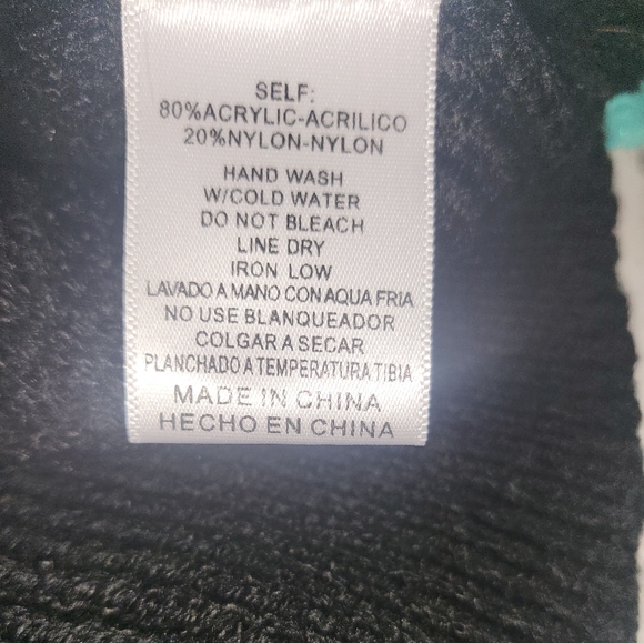 &Merci Laced Sleeve Off Shoulder Black Size Small Ladie's Sweater - Picture 3 of 10